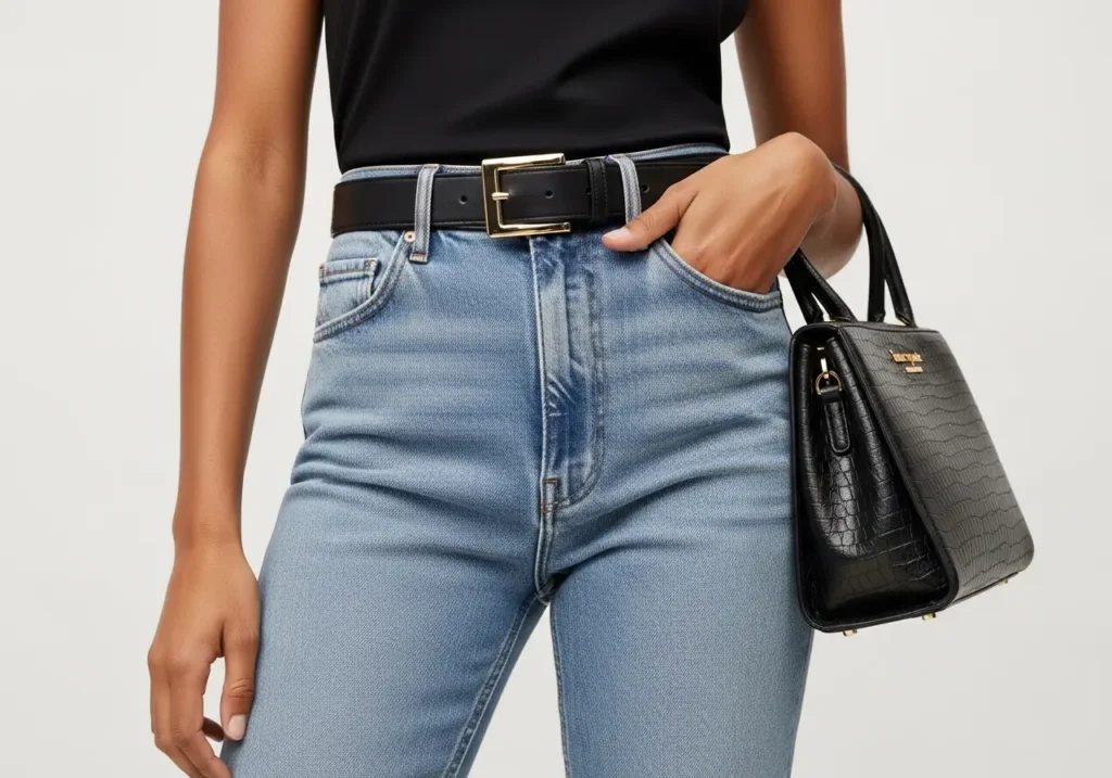 Accessorizing for Rectangle Body Shape Jeans
