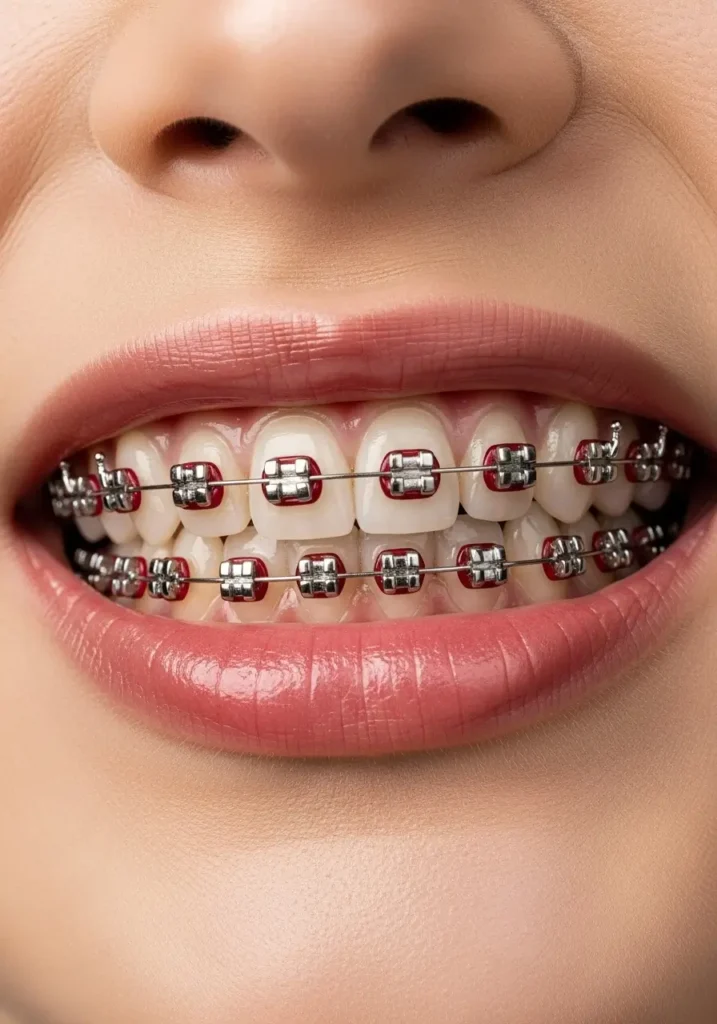 Burgundy _ Maroon- Braces Colors