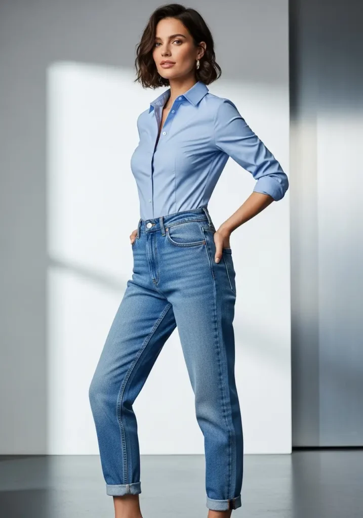 Full Tuck Method- mom jeans
