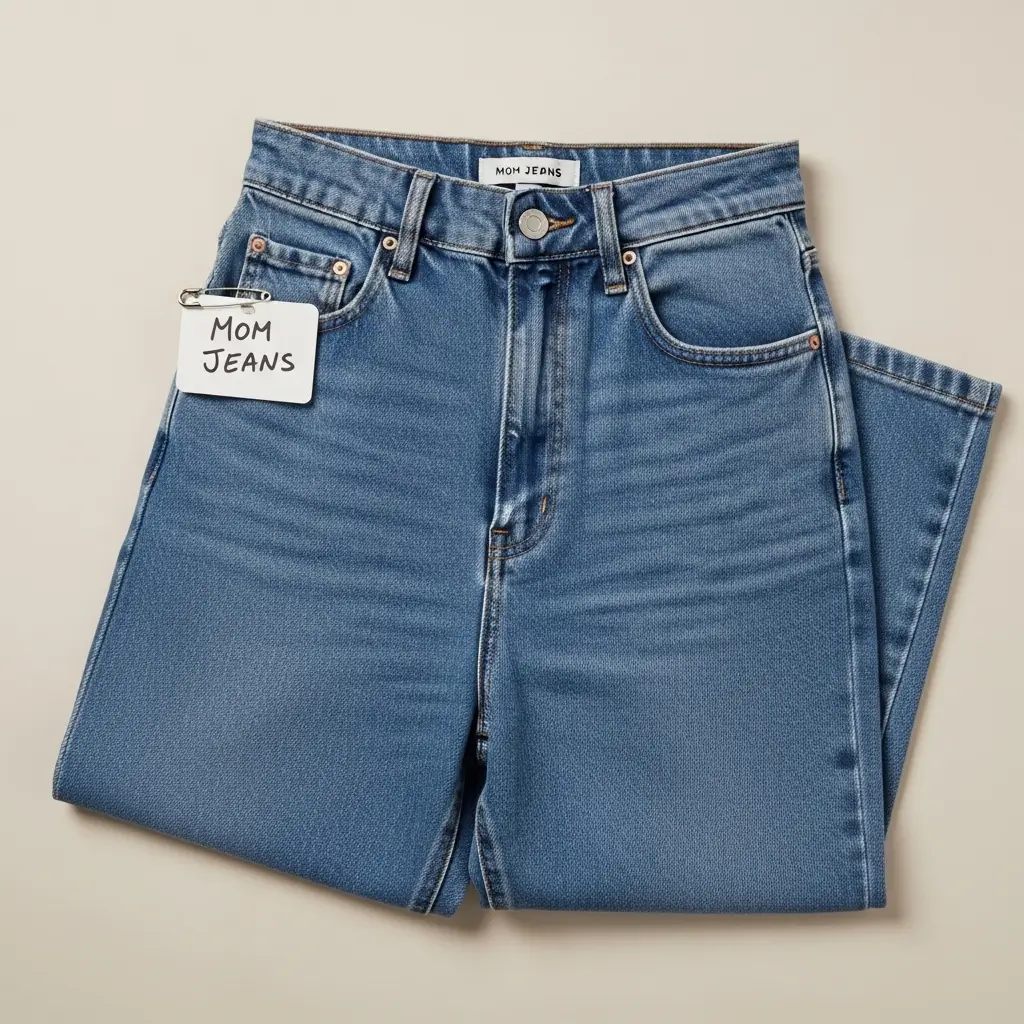 High-Rise Waistline- mom jeans
