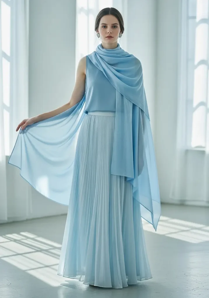 Icy Blues and Soft Whites