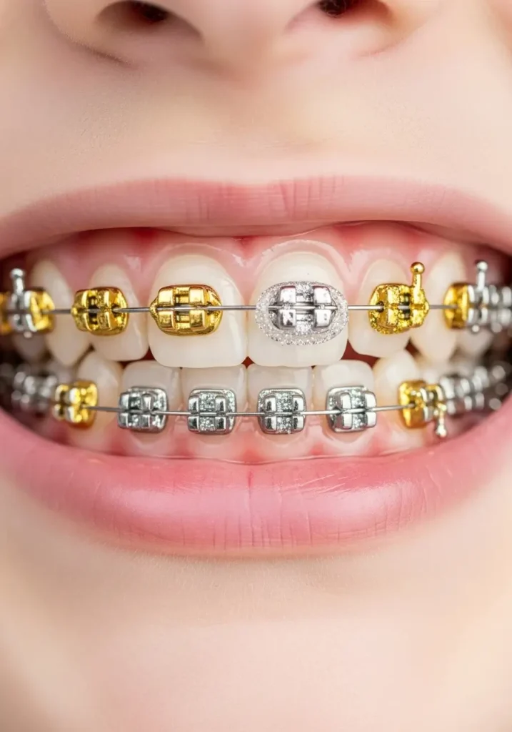Metallic _ Sparkly Bands- Braces Colors