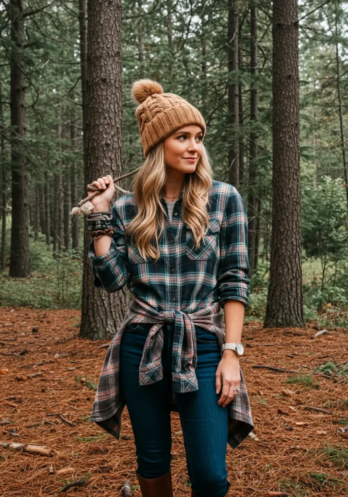 Personal Style Touches-Flannel Shirts