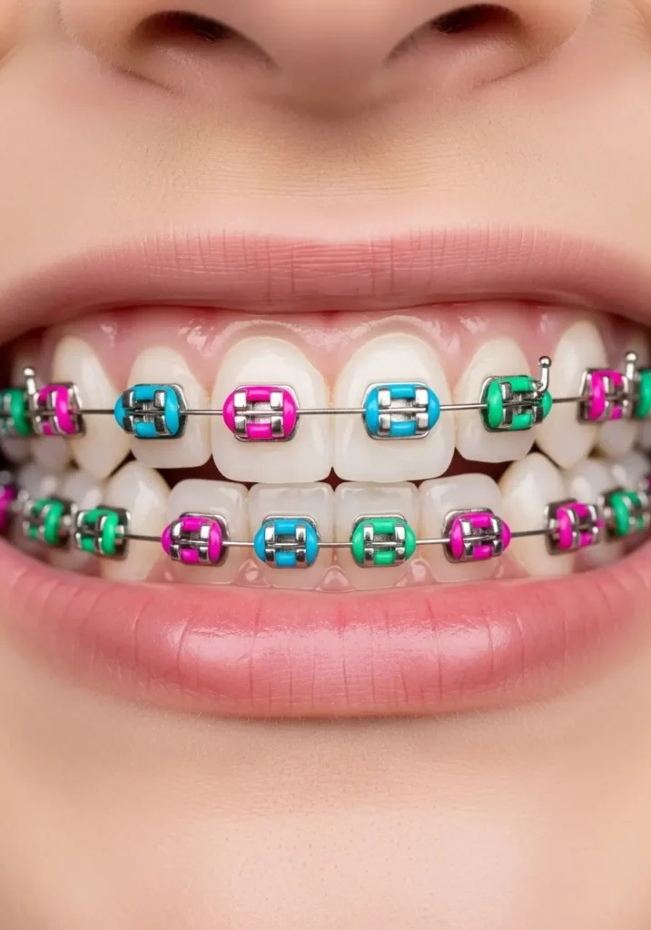 Pinks and Teals- Braces Colors