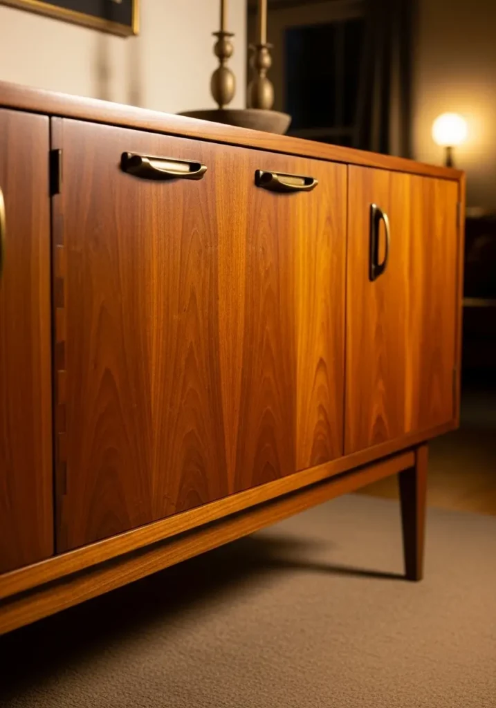 Vintage mid-century modern credenza or sideboard