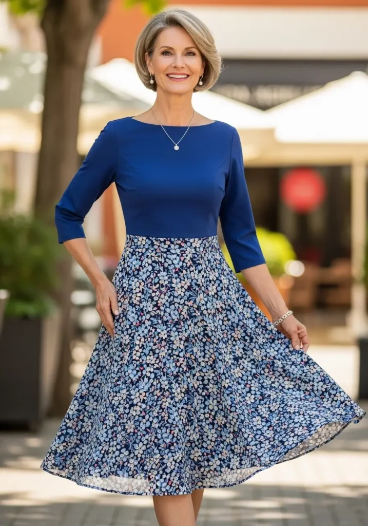 A-Line Dress- Dress at 60