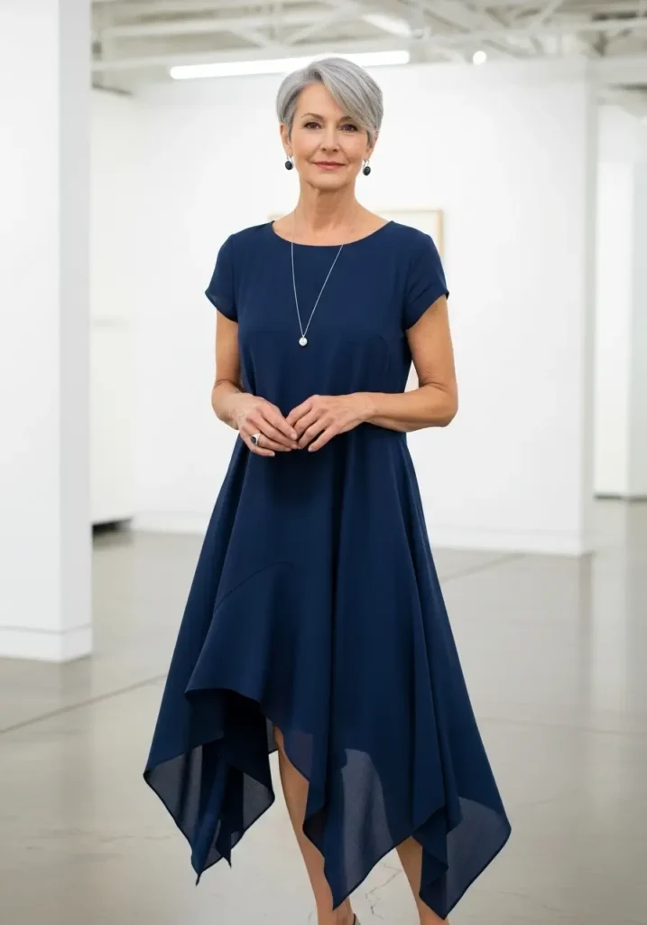 Asymmetrical Dress- Dress at 60