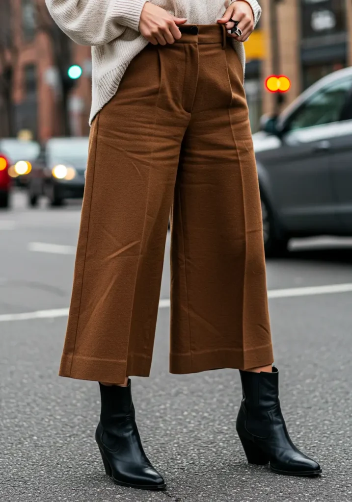 The Boot Tuck Technique- Secrets for Wearing Wide Leg Pants