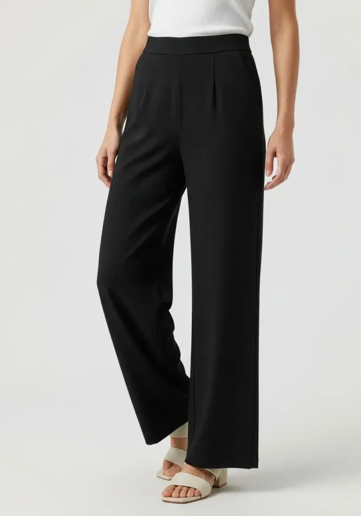 The Confidence Stance Adjustment- Secrets for Wearing Wide Leg Pants