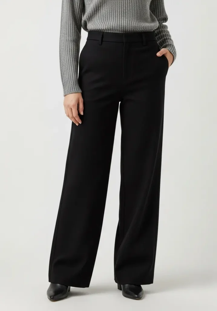 The Fabric Swap Strategy- Secrets for Wearing Wide Leg Pants