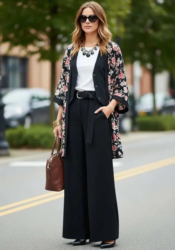 The Third-Piece Theory- Secrets for Wearing Wide Leg Pants