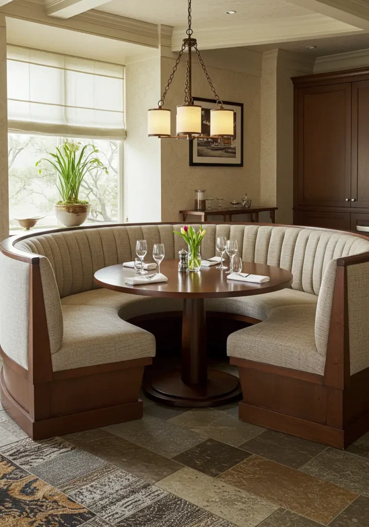 Transitional Style Blend- Circular Booth