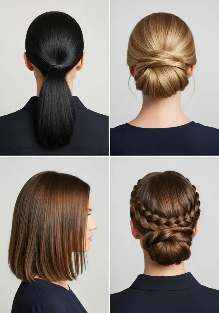 Workplace Professional- long hair