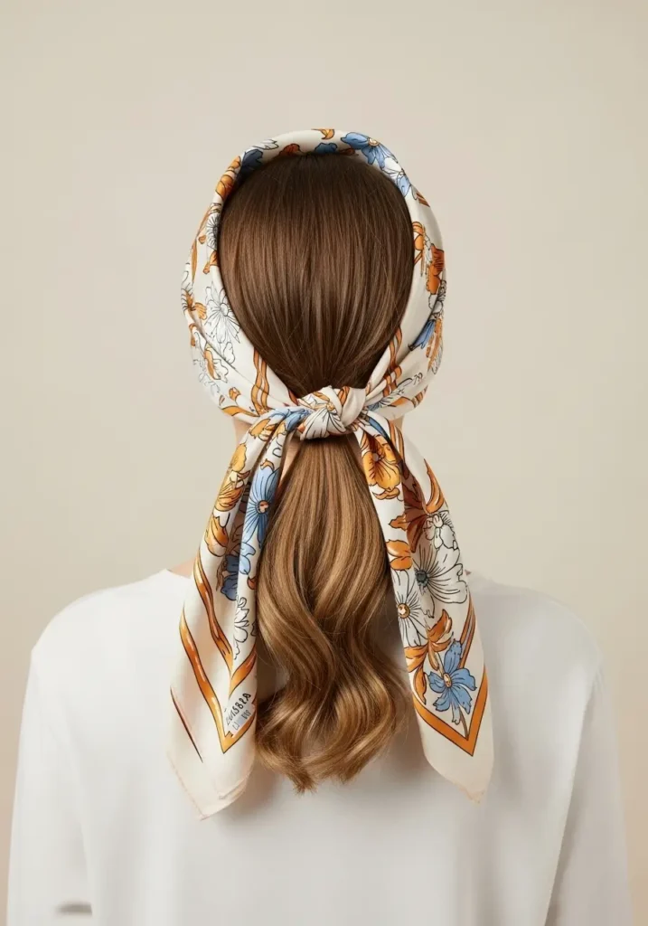 Hair and Head Scarf Styling