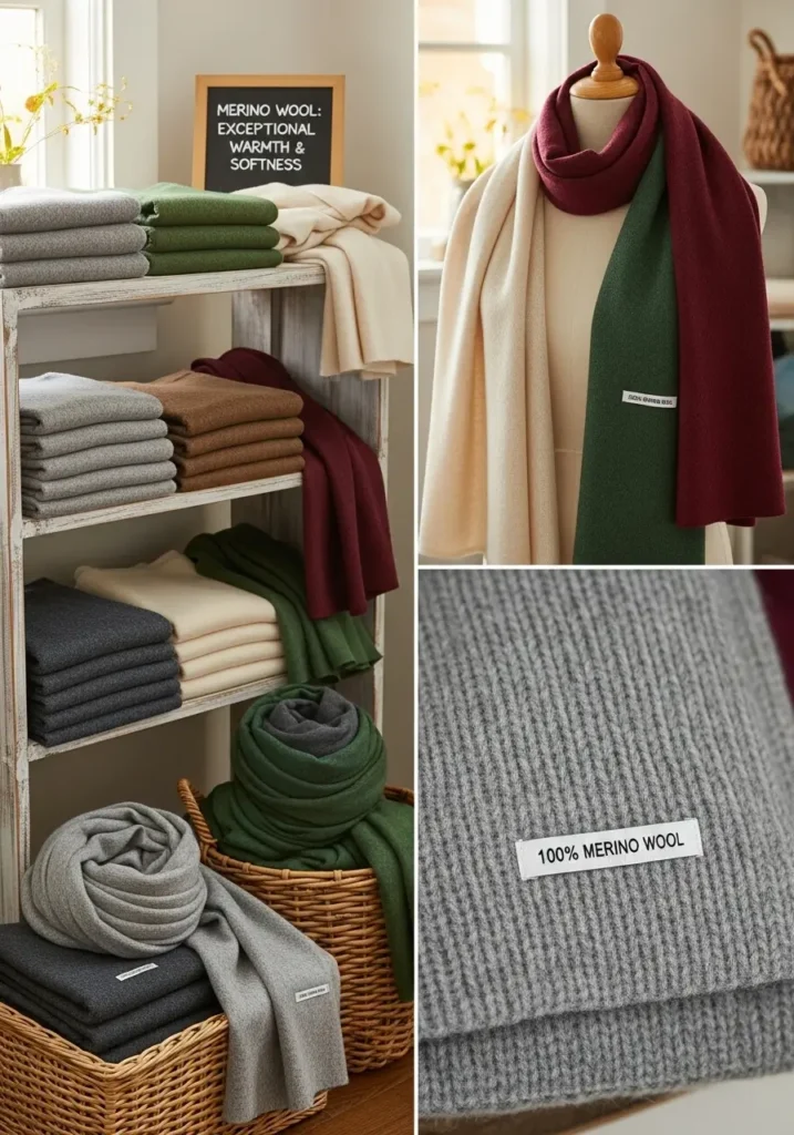Wool scarves