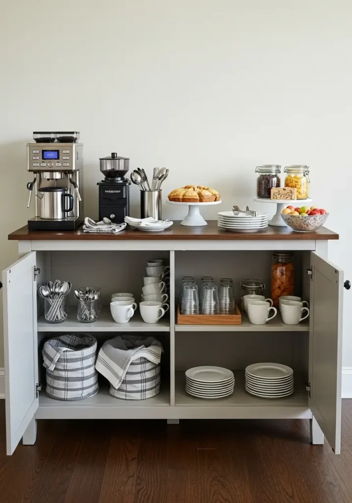 Dessert and Home Coffee Bar Combo for Hosting