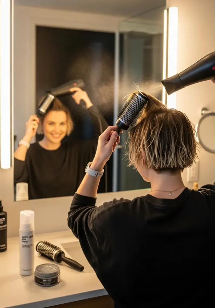 Problem- Hair looks flat at the crown