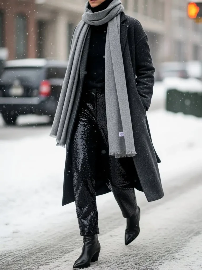 Winter outfits warm and polished