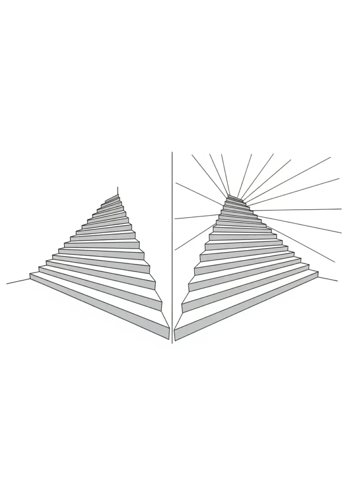 the most common stairs drawing mistakes