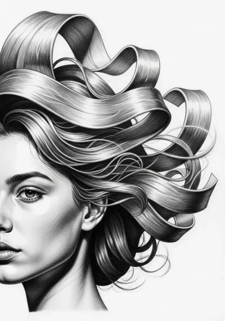 How to Draw Faces For Beginners: Simple Steps That Actually Help Hair looks like a solid plastic helmet