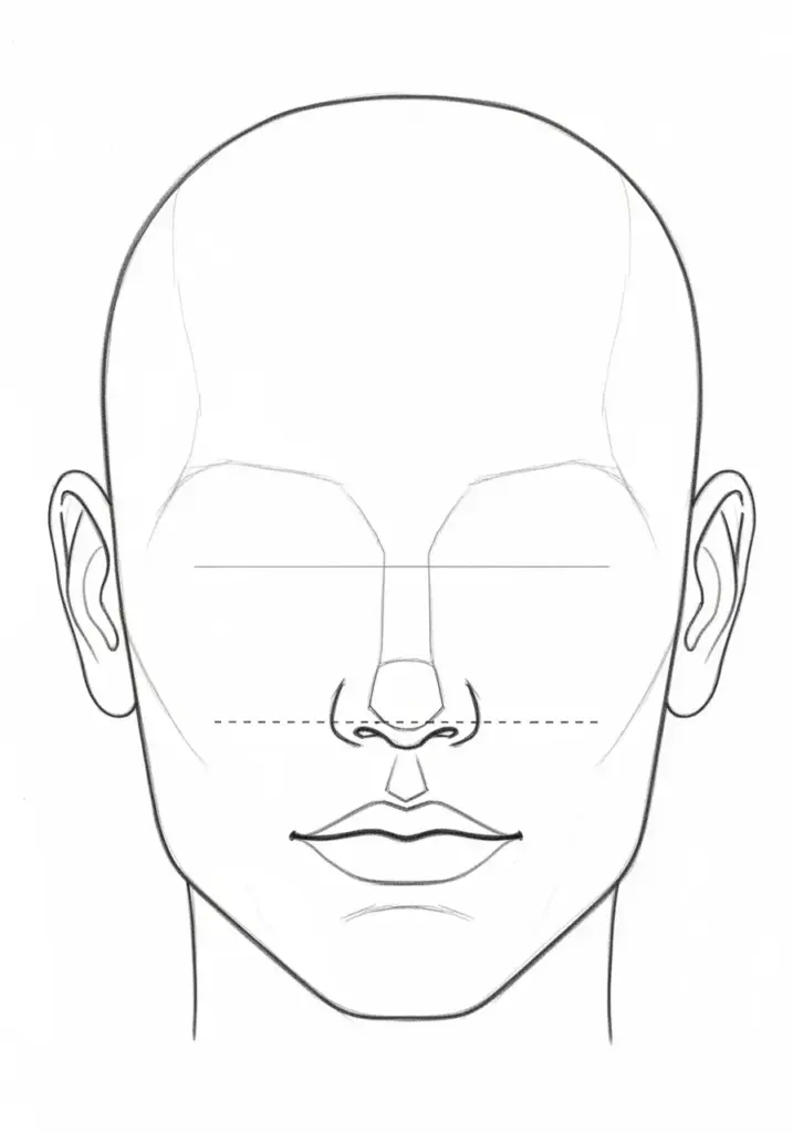 How to Draw Faces For Beginners: Simple Steps That Actually Help Mark the Nose and Mouth