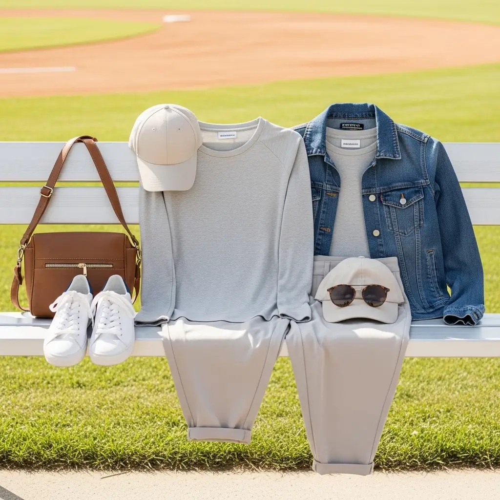 Baseball Mom Outfits: Cute, Easy Looks for Every Game Day Shoes, bags, and accessories