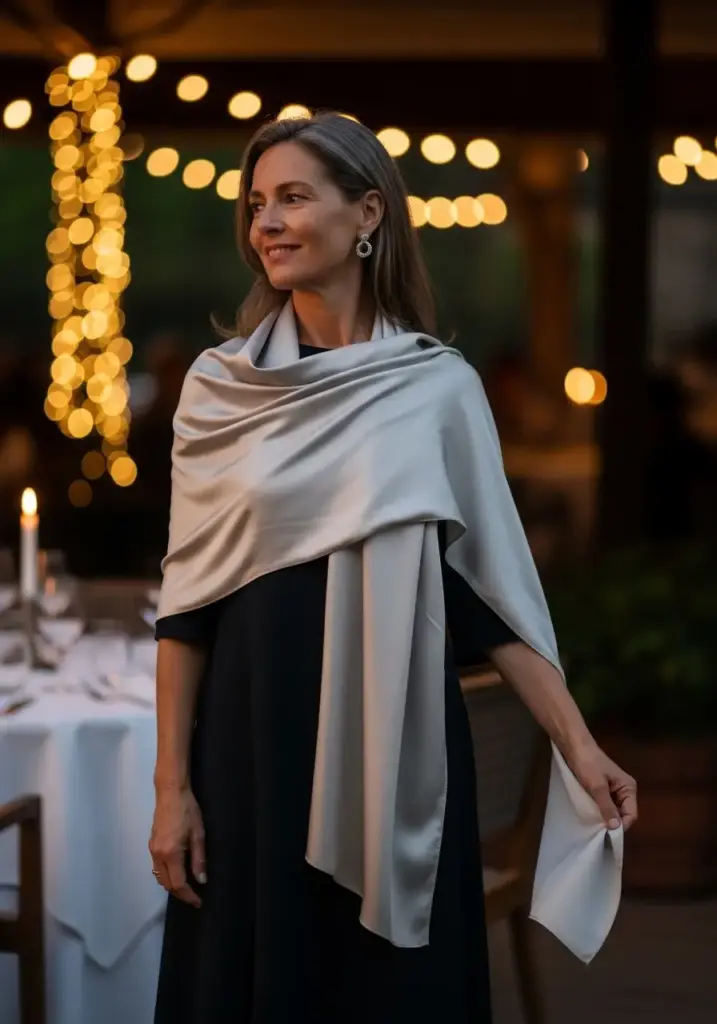 Soft Shoulder Wrap Instead of a Shawl