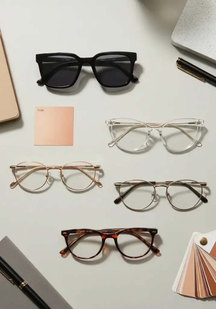 Style, Color, and Material Flat Lay