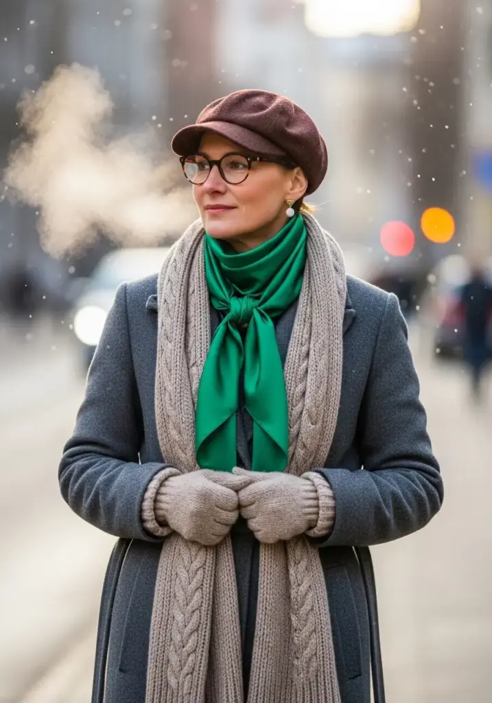 Winter- Warmth, Comfort, and Layered Scarves