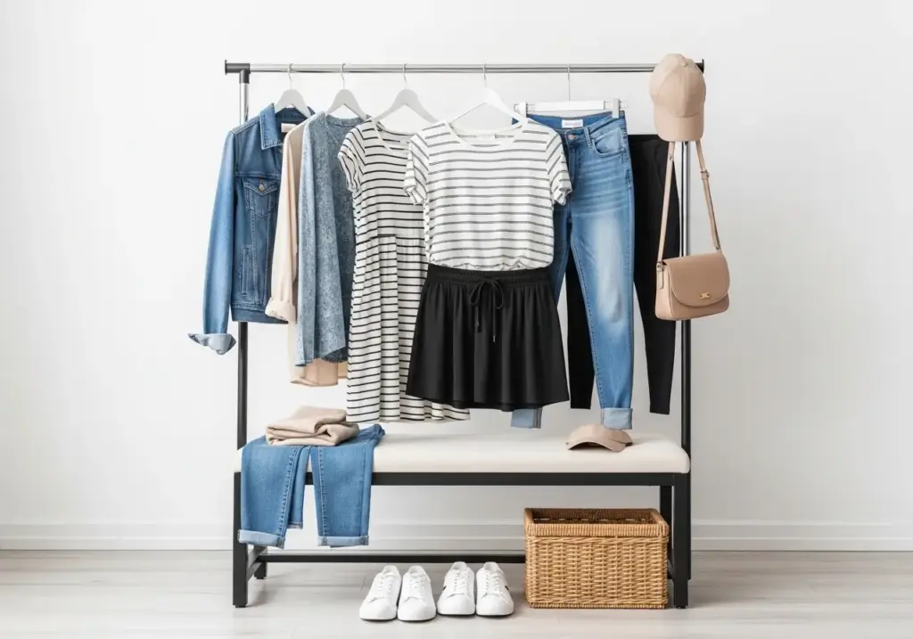 Baseball Mom Outfits: Cute, Easy Looks for Every Game Day baseball mom capsule wardrobe