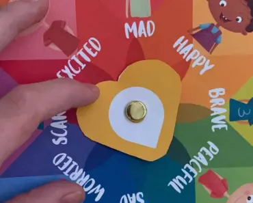Printable Emotion Wheel for Children