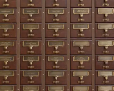 Thrifted Fix: Transform a Vintage Card Catalog to Office Storage