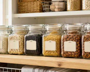 Affordable Dollar Tree DIY Makes Pantry Look High-End