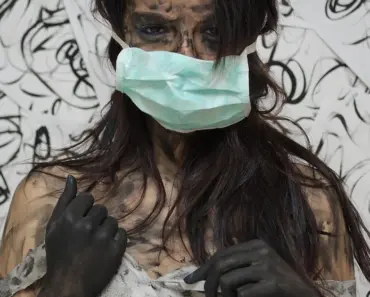 What is the Green Mask Made of