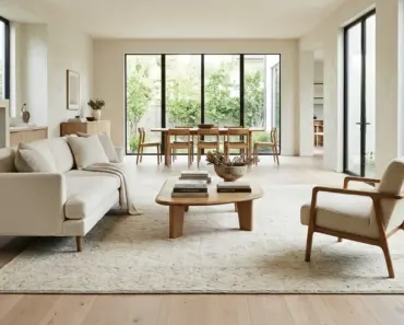 The Rug Sizing ‘Floating Island’ Trap: Why Small Rugs Shrink Spaces (and the Front-Leg Grounding Geometry)