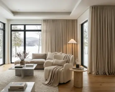 The Thermal Curtain Illusion: Why Hanging Drapes Flat Wastes 40% of Your Window Insulation (The Convective Loop Physics)
