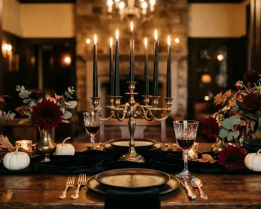elegant halloween decor featured ai